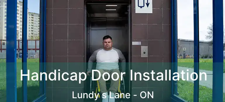  Handicap Door Installation Lundy s Lane - ON