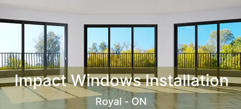  Impact Windows Installation Royal - ON