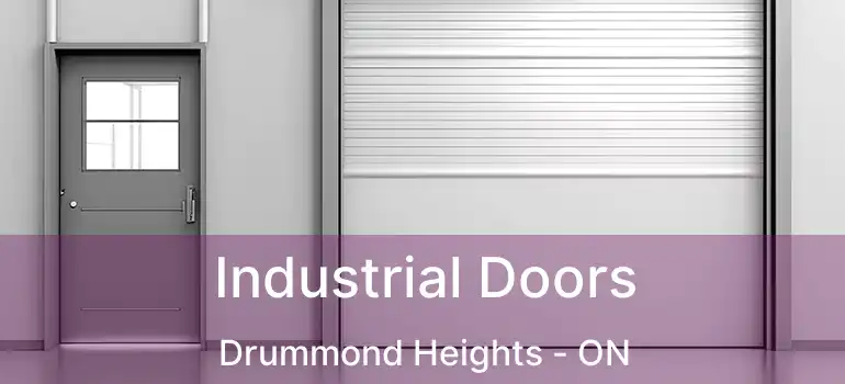  Industrial Doors Drummond Heights - ON