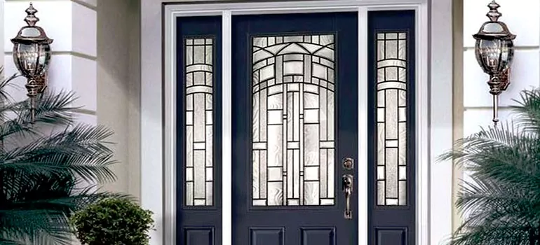 Stained Glass Door Panels in Niagara Falls, Ontario