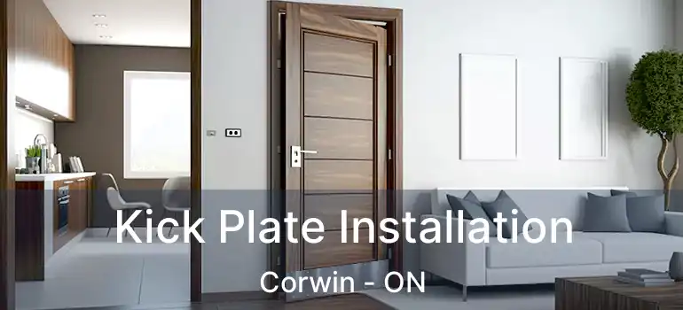  Kick Plate Installation Corwin - ON