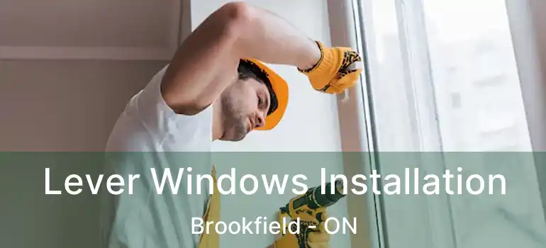  Lever Windows Installation Brookfield - ON