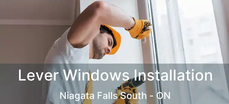  Lever Windows Installation Niagata Falls South - ON