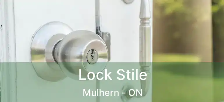  Lock Stile Mulhern - ON