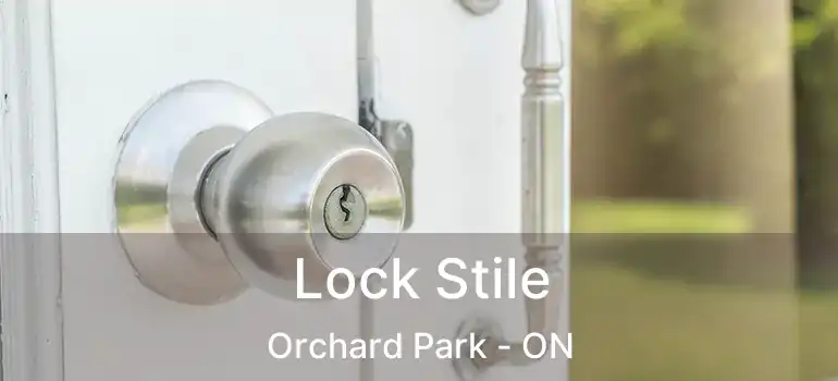  Lock Stile Orchard Park - ON