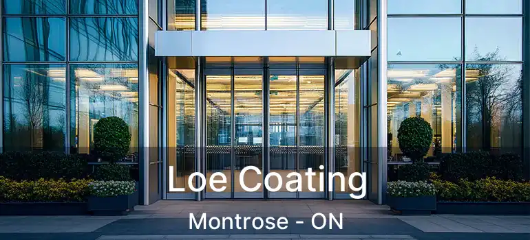  Loe Coating Montrose - ON