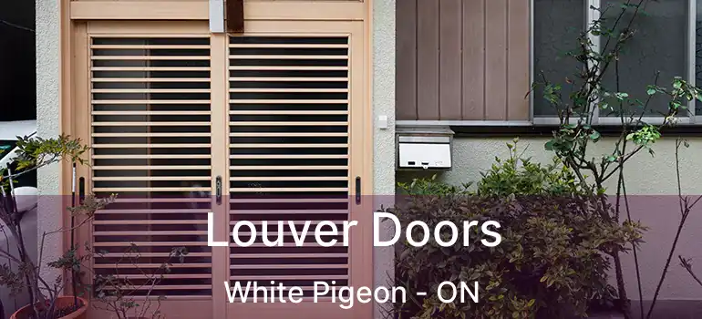  Louver Doors White Pigeon - ON