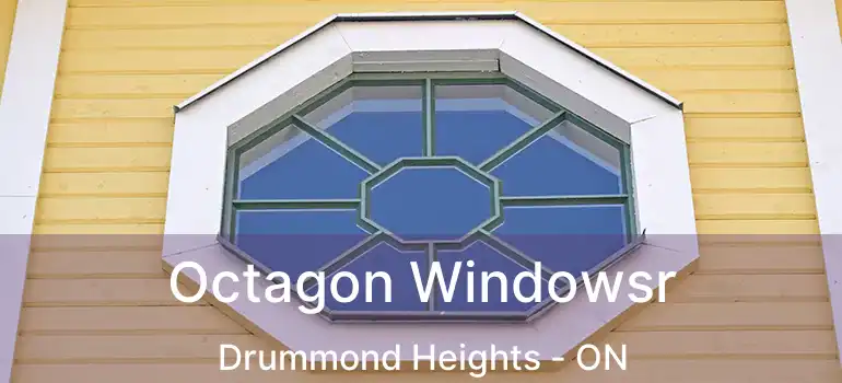  Octagon Windowsr Drummond Heights - ON