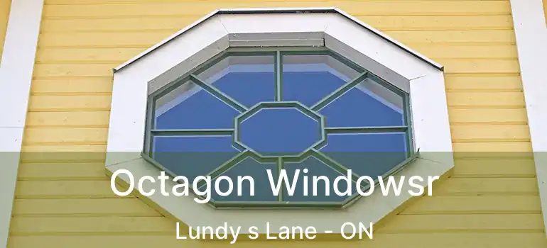  Octagon Windowsr Lundy s Lane - ON