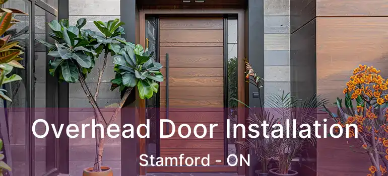  Overhead Door Installation Stamford - ON