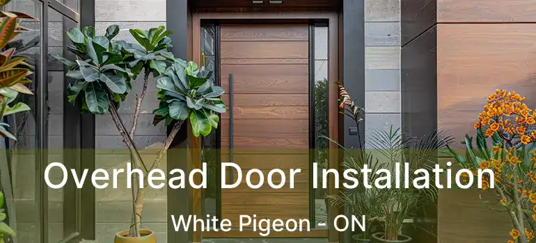  Overhead Door Installation White Pigeon - ON