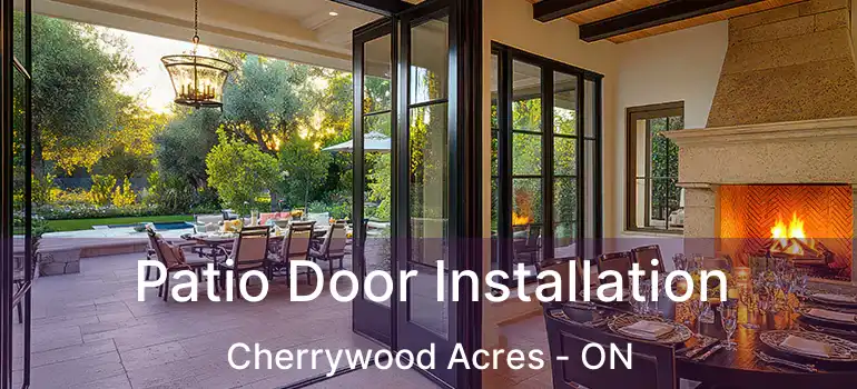  Patio Door Installation Cherrywood Acres - ON