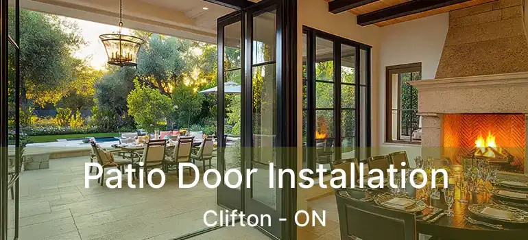  Patio Door Installation Clifton - ON