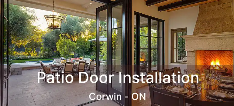  Patio Door Installation Corwin - ON