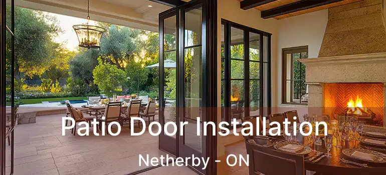  Patio Door Installation Netherby - ON