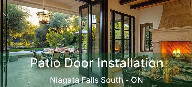  Patio Door Installation Niagata Falls South - ON