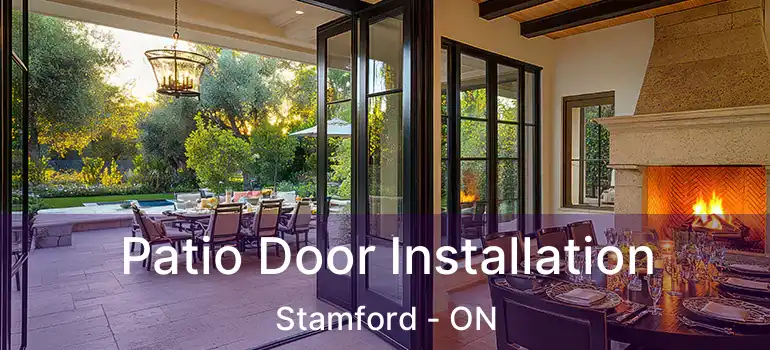  Patio Door Installation Stamford - ON