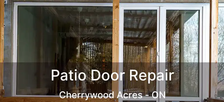  Patio Door Repair Cherrywood Acres - ON