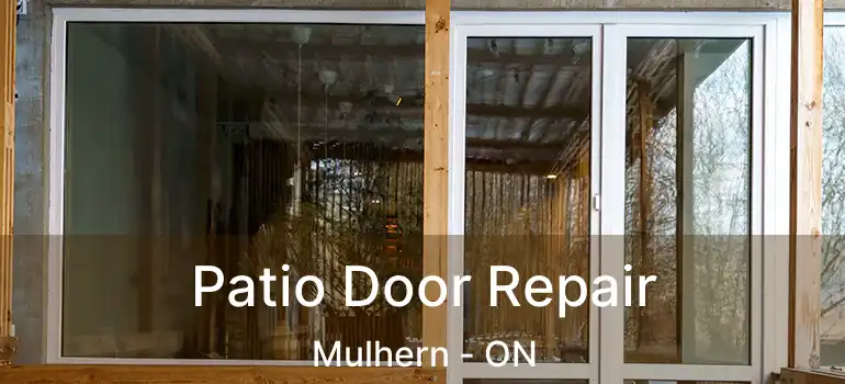  Patio Door Repair Mulhern - ON