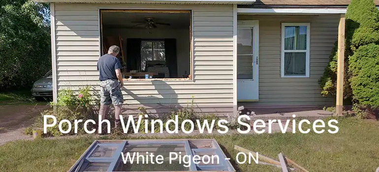  Porch Windows Services White Pigeon - ON