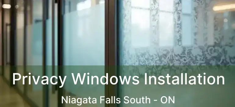  Privacy Windows Installation Niagata Falls South - ON