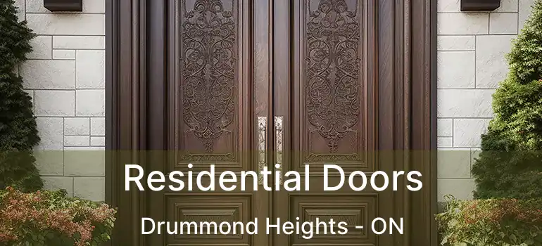  Residential Doors Drummond Heights - ON