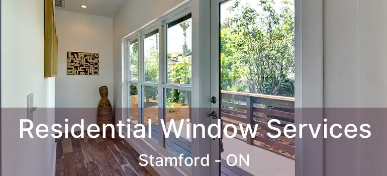  Residential Window Services Stamford - ON