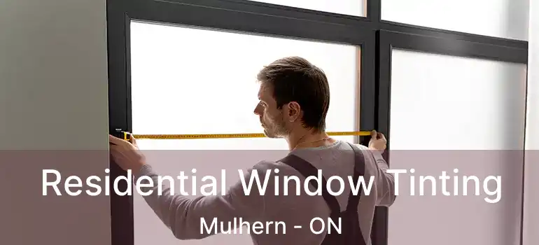  Residential Window Tinting Mulhern - ON