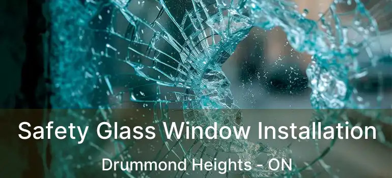  Safety Glass Window Installation Drummond Heights - ON