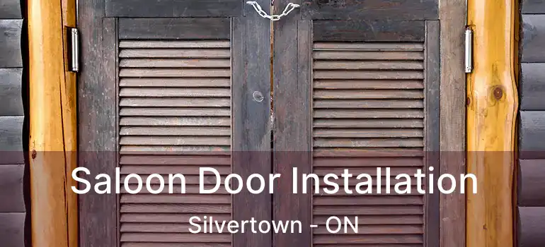  Saloon Door Installation Silvertown - ON