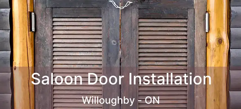  Saloon Door Installation Willoughby - ON