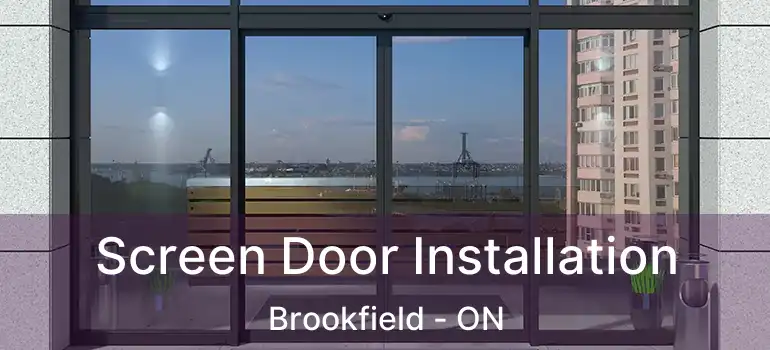  Screen Door Installation Brookfield - ON