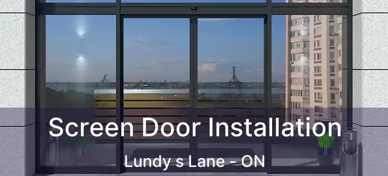  Screen Door Installation Lundy s Lane - ON