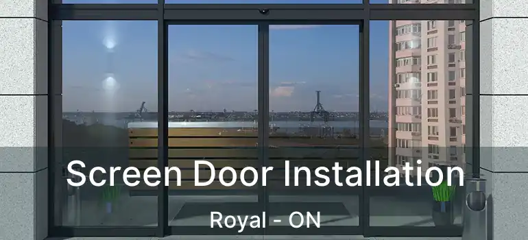  Screen Door Installation Royal - ON