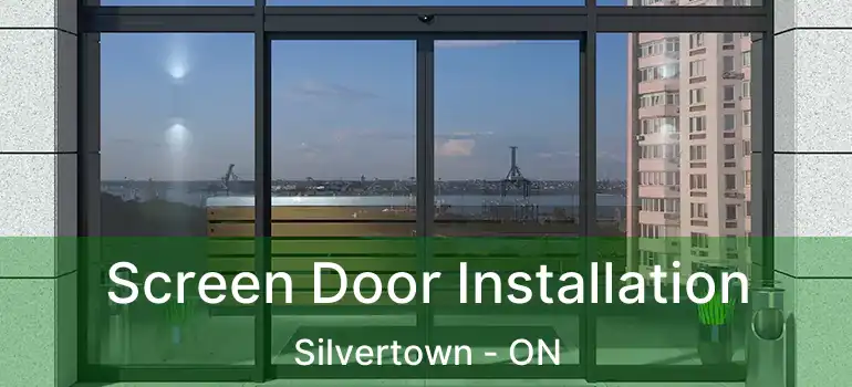  Screen Door Installation Silvertown - ON