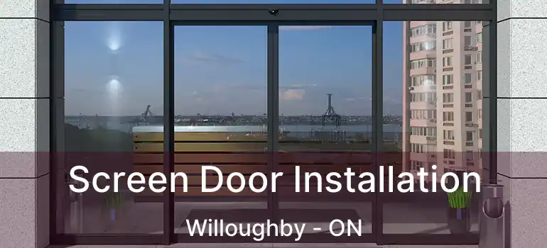  Screen Door Installation Willoughby - ON