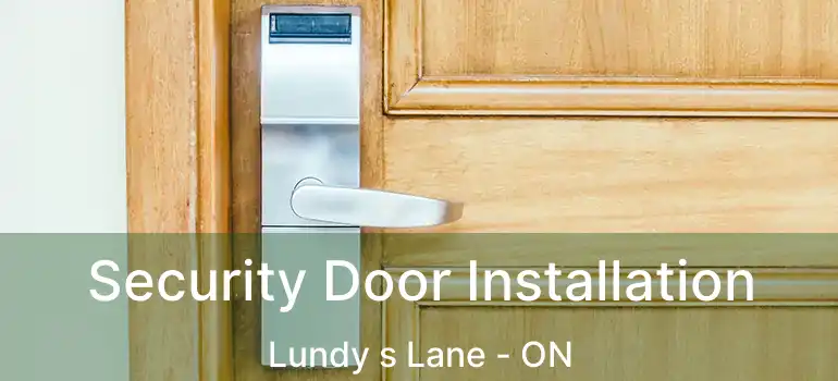  Security Door Installation Lundy s Lane - ON