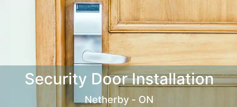  Security Door Installation Netherby - ON