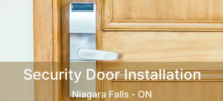  Security Door Installation Niagara Falls - ON