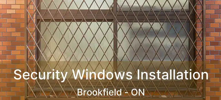  Security Windows Installation Brookfield - ON