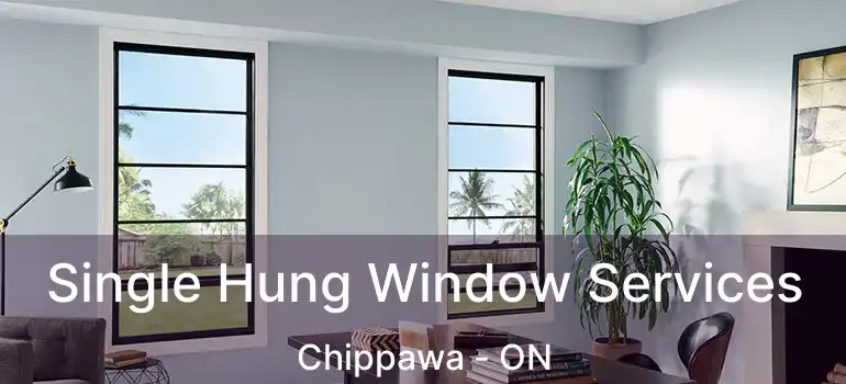  Single Hung Window Services Chippawa - ON