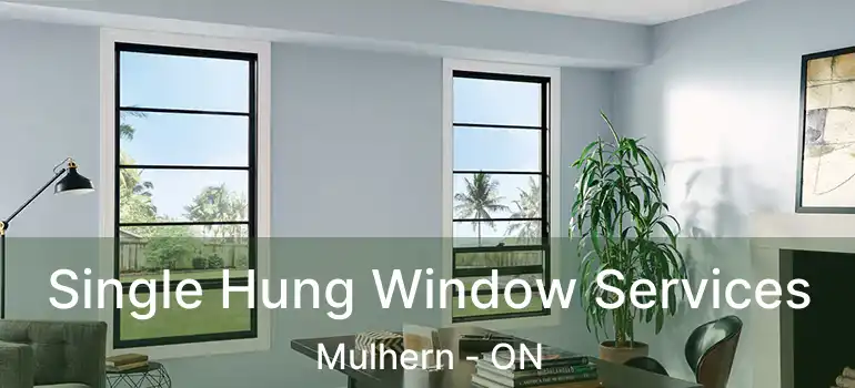  Single Hung Window Services Mulhern - ON