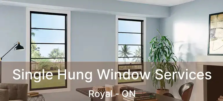  Single Hung Window Services Royal - ON