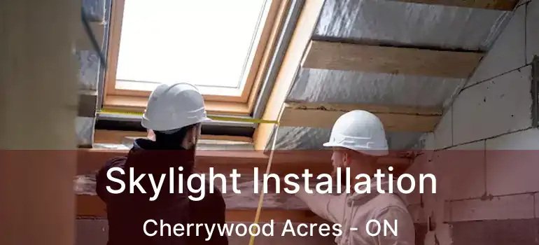  Skylight Installation Cherrywood Acres - ON