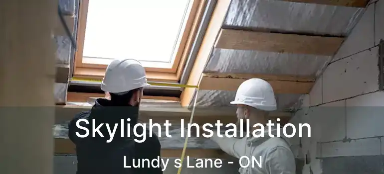  Skylight Installation Lundy s Lane - ON