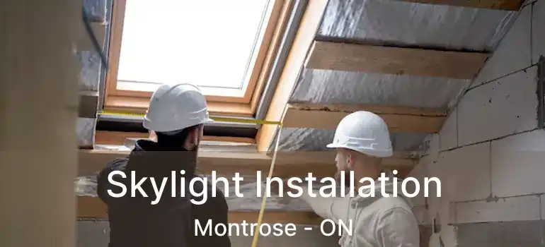  Skylight Installation Montrose - ON