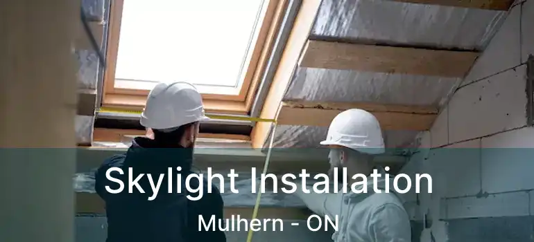  Skylight Installation Mulhern - ON