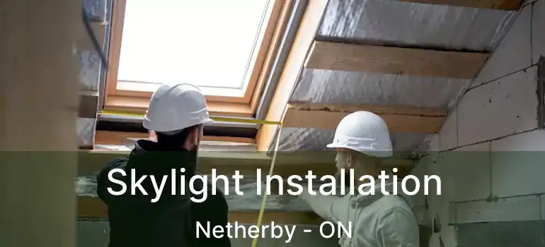  Skylight Installation Netherby - ON