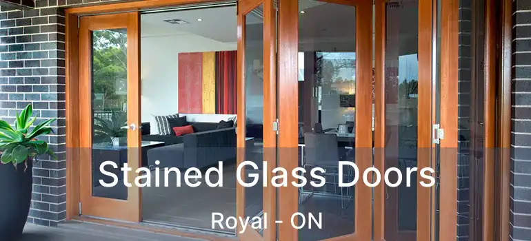  Stained Glass Doors Royal - ON