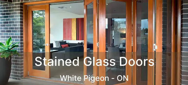  Stained Glass Doors White Pigeon - ON